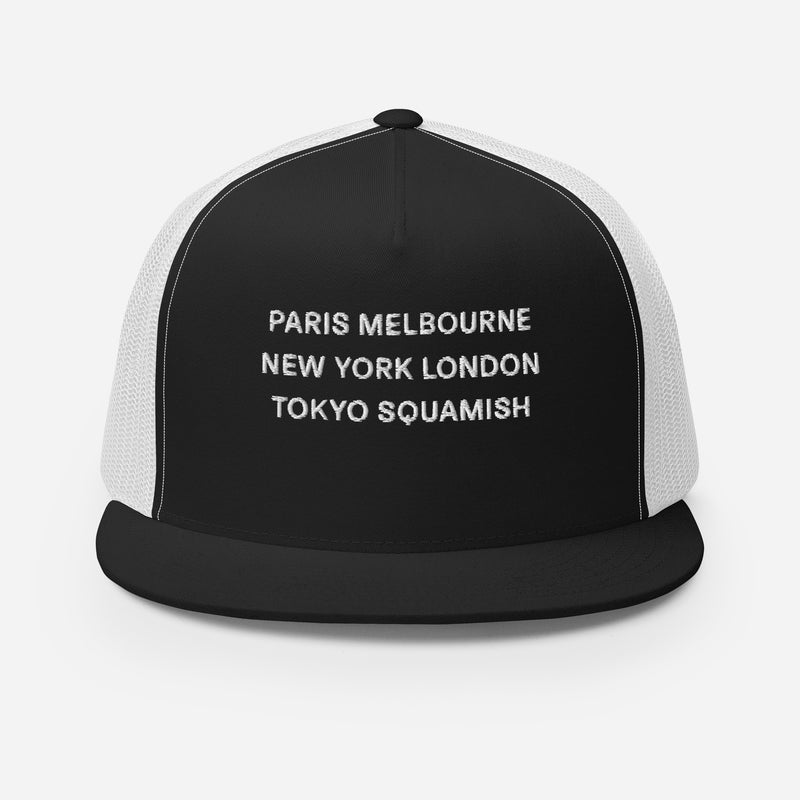 More cities trucker hat